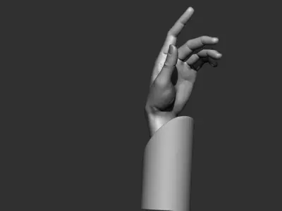 hand mannequin for jewelry 3d model for 3d printing 3D print model