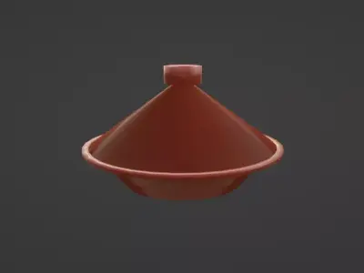 The Moroccan Tajine 3d Model 3D model