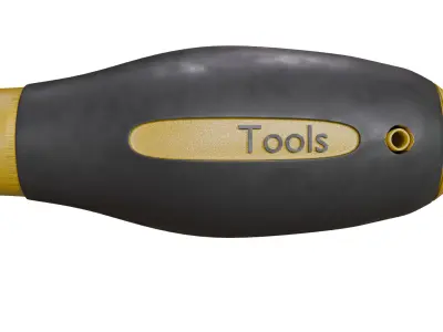 Flathead screwdriver 3D model
