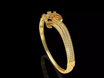 Art Deco Bracelet 25 3D print model