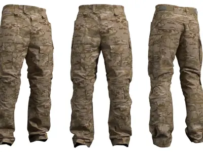 Emersongear G3 Tactical Combat Pants - Marvelous Designer 3D model