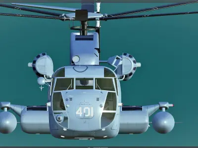 CH 53 Sea Stallion helicopter Free 3D model