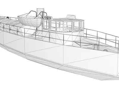 Feiseen Ship Low-poly 3D model