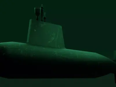 Submarine 3D model 28