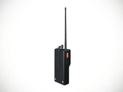 Portable Walkie Talkie Low-poly 3D model
