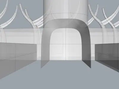 Geometric House Free 3D model