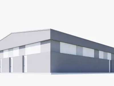 warehouse Low-poly 3D model from CGTrader