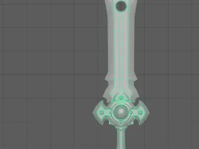 Sword set Low-poly 3D model purchase