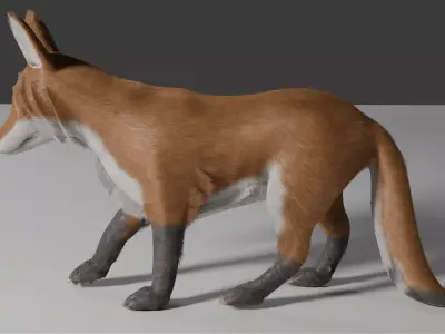 fax 3d Low-poly 3D model
