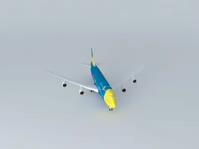 Royal Airways Boeing 747 8i Free 3D model