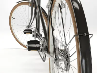 Tandem Bicycle 3D model by Di06