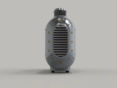 Grumobile from movie Despicable Me 3D model