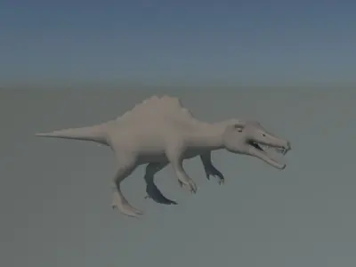 Dinosaur Low-poly 3D model get