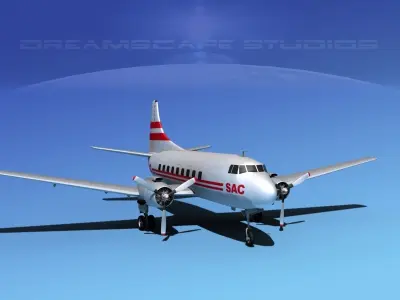 Martin 202 SAC  3D model