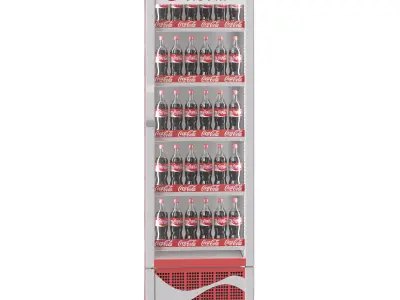 ICOOL 450 CocaCola Fridge 3D model