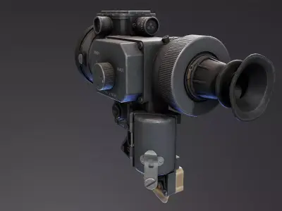 1PN51 Night Scope Low-poly 3D model
