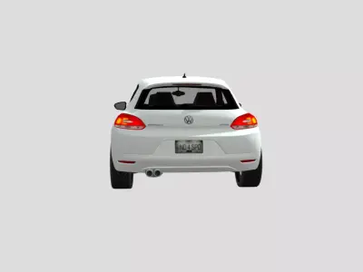 volkswagen scirocco 3D print model
