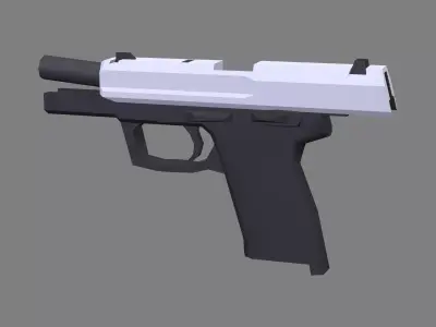 Heckler and Koch USP Low-poly 3D model