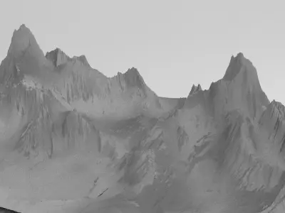 Narnia Mountains 1 3D model