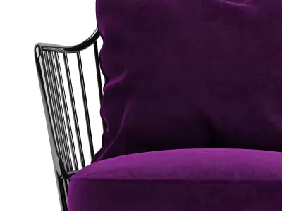 Wittmann Paradise Bird dining chair 3D model