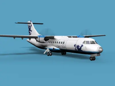ATR  ATR-42-500 Cambria Air 3D model