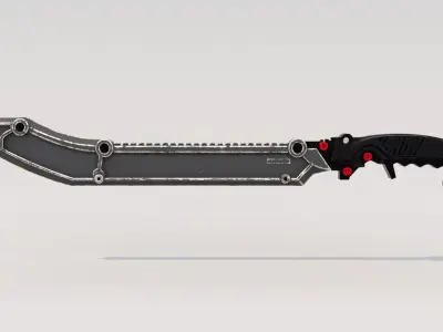 Machete 3D print model