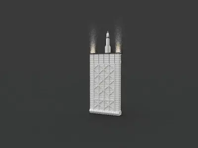 MK 57 Vertical Launching System 3D model