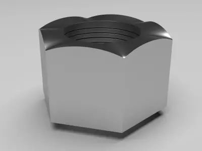 Hex Nut 3D model by erikyavrumyan