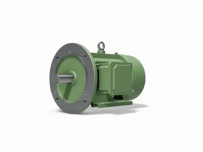 100L B35 Right IEC electric motor - 3D CAD model 3D model