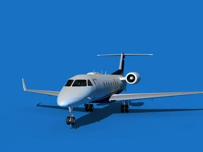 Embraer Legacy 500 V05 3D model