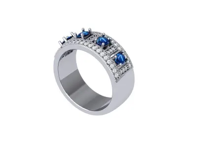 Wedding Ring  3D print model 306