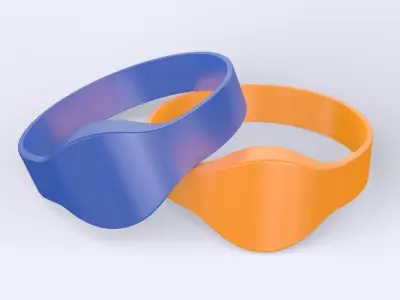 Silicone Wristbands 3D model