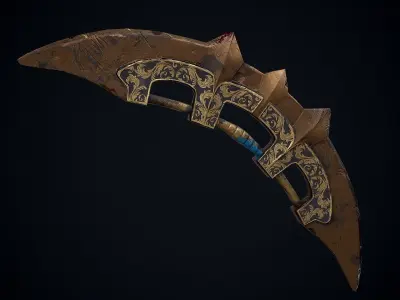 Spartan Warrior Ancient military weapon Low-poly 3D model