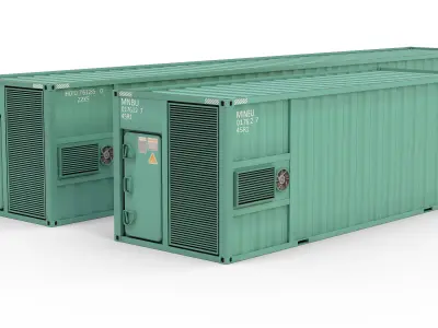 Ventilated Container 3D model