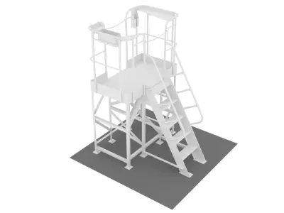 The technological platform mk 2 3D model