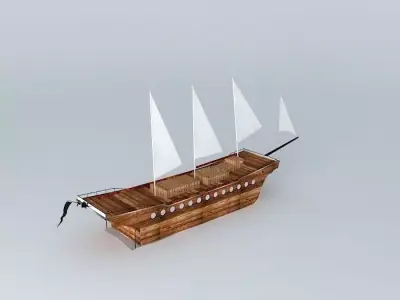 The USS Katrina Free 3D model
