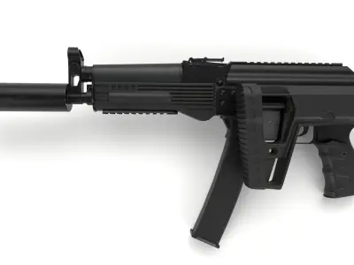 PPK-20 Low-poly 3D model