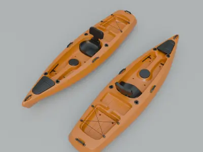 Kayak 3D model shop