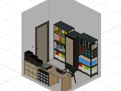 Small Shop 3D model
