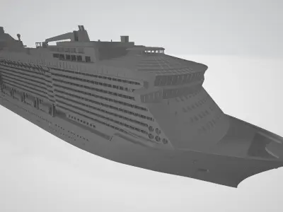 Spectrum Of The Seas cruise ship 3D print model 3D print model
