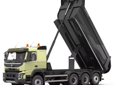 Volvo FMX 8X4 Tridem 3D model