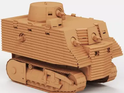 Bob Semple tank 3D print model