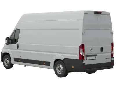 2024 Opel Movano  L4H3 Detailed interior 3D model