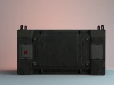 Ammo Military Container Low-poly 3D model