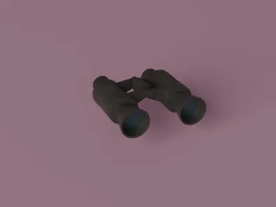Binoculars 3D model shop