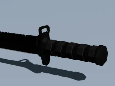 CUCHILLO DE SUPERVIVENCIA Free low-poly 3D model
