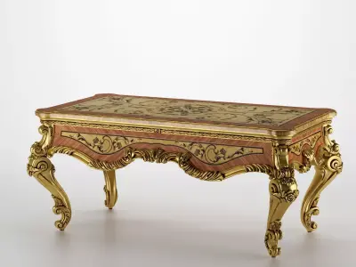  Coffee table  Rectangular 3D model