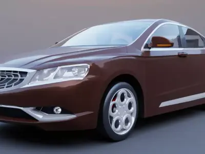 geely gc 9 3D model
