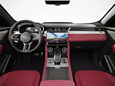 2021 Jaguar F-Pace 3D model