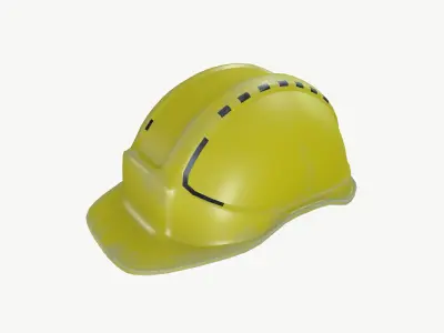 Construction Safety Helmet Low-poly 3D model purchase